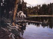 Cove in Yellowstone Park Johnson, Frank Tenney